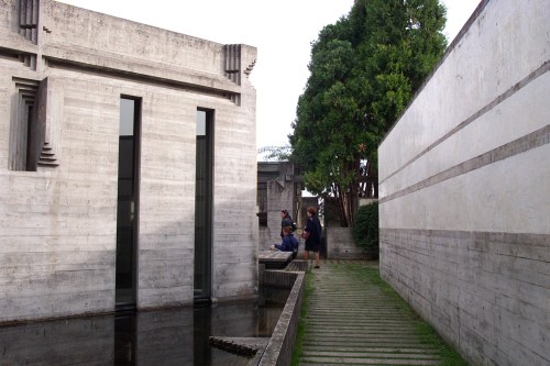Carlos Scarpa at Brion Cemetary in an Vito d'Altivole Italy