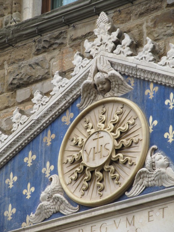 Medici castle court in Florence